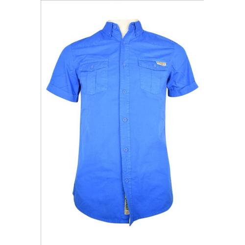 Košeľa s krátkym rukávom Tokyo Laundry Colton - modrá