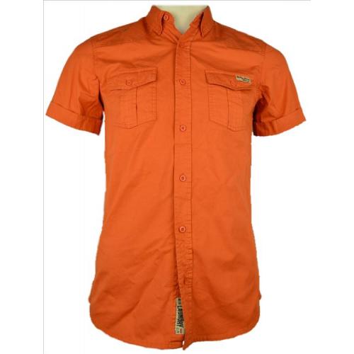 Košeľa s krátkym rukávom Tokyo Laundry Colton - oranžová