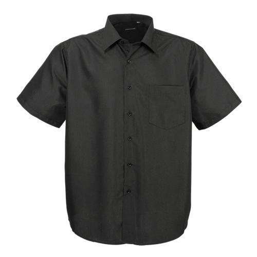 Košile s krátkým rukávem Lavecchia Classic - černá