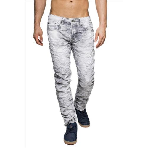 Kalhoty džínové Jeansnet 7132 - šedé