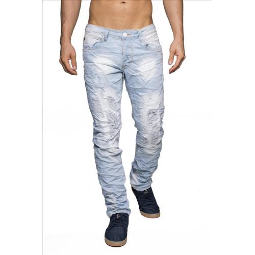 Kalhoty džínové Jeansnet 7139 - světle modré