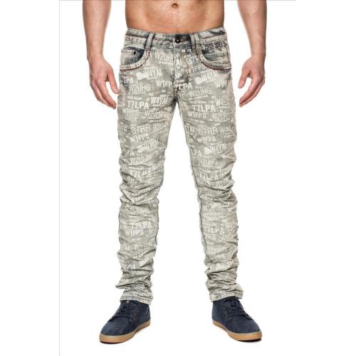Kalhoty džínové Jeansnet 6001 - šedé