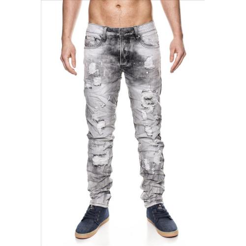Kalhoty džínové Jeansnet 7130 - šedé