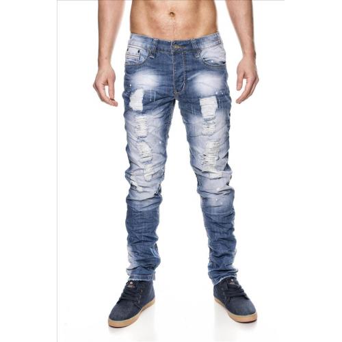 Nohavice džínsové Jeansnet 7136 - modré