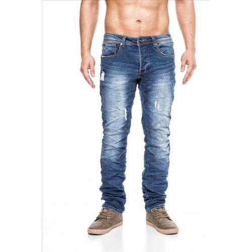Nohavice džínsové Jeansnet 7110 - modré