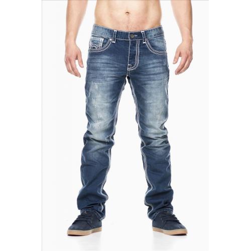 Nohavice džínsové Jeansnet 7029 - modré