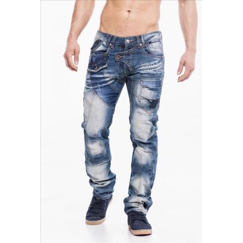 Nohavice džínsové Jeansnet 7086 - modré