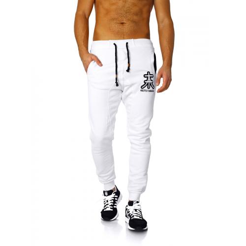Kalhoty sportovní Akito Tanaka Bronx - bílé