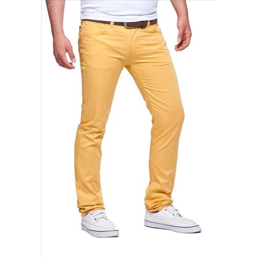 Kalhoty Leif Nelson Colored - žluté