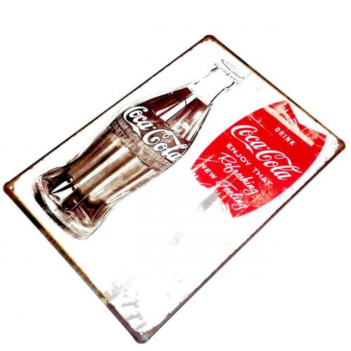 Plechová ceduľa Coca Cola