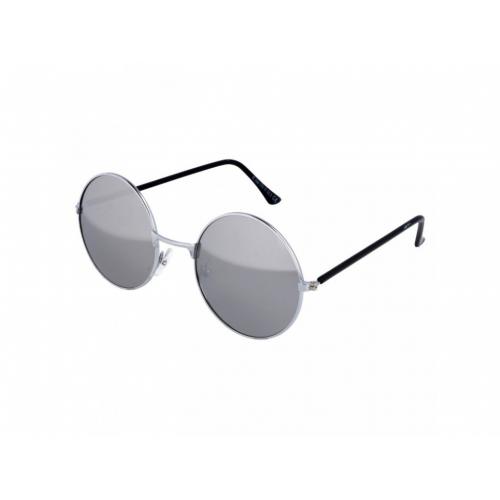 Sluneční brýle Lenonky - stříbrné-zrcadlové