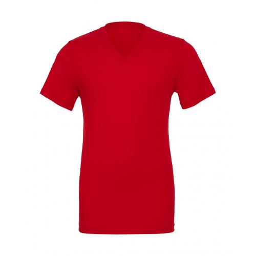 Tričko Bella Jersey V-Neck - červené