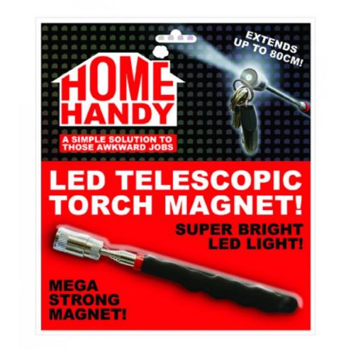 Teleskopická svítící tyč s magnetem