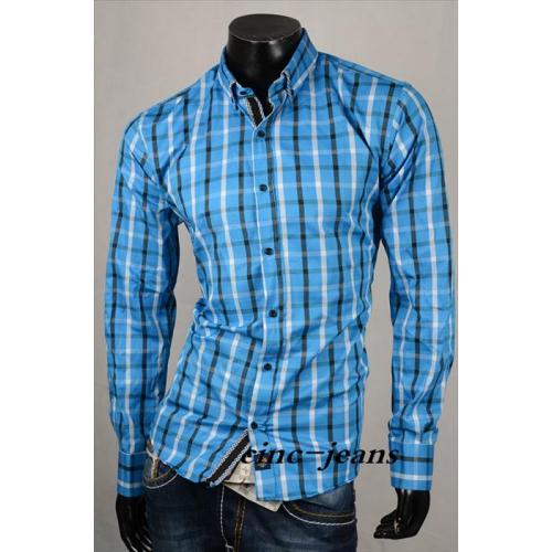 Košeľa s dlhým rukávom Cinco-Jeans 6st - modrá