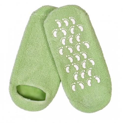 Zdravotní komfortní gelové ponožky - zelené