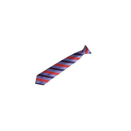 Nafukovacia kravata na spanie - červená-modrá