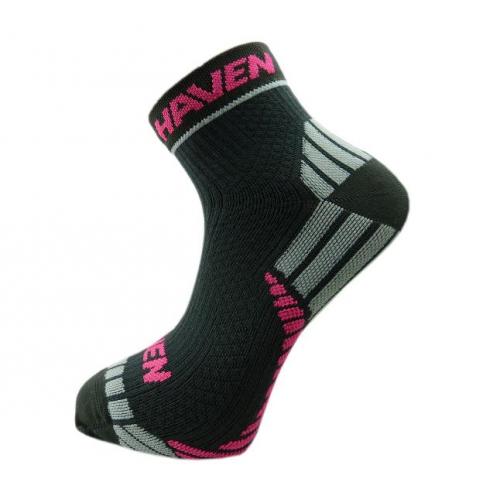 Ponožky Haven Miracle 2 ks - čierne-ružové