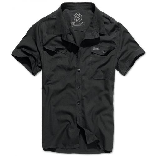 Košile Brandit Roadstar 1/2 - černá