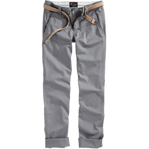 Kalhoty Xylontum Chino Trousers - šedé