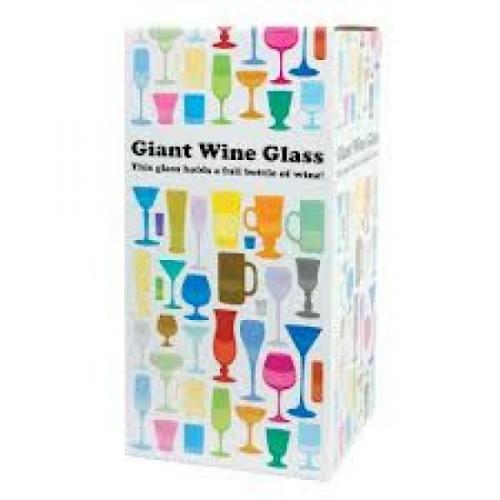Obří sklenice na víno - průhledná