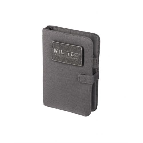 Zápisník Mil-Tec Tactical S - šedý