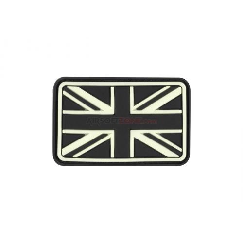 Gumová nášivka Jackets to Go vlajka Velká Británie - svítící