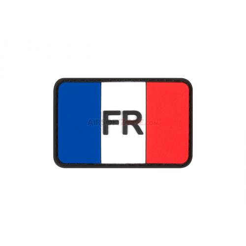 Gumová nášivka Jackets to Go vlajka Francie - barevná