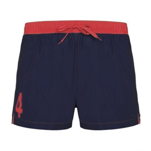 Pánske plavecké šortky Roly Bondi - navy-červené