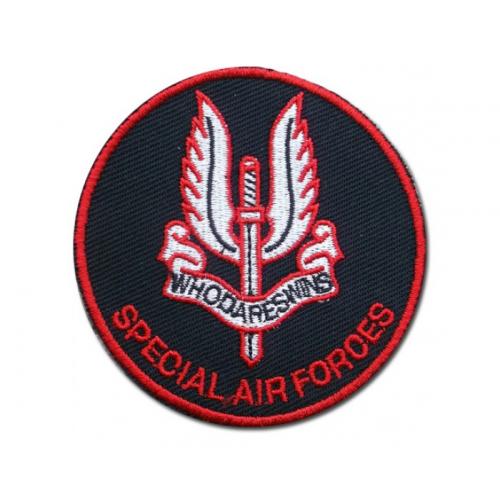 Nášivka Special Air Forces Air Wings SAS suchý zip - barevná