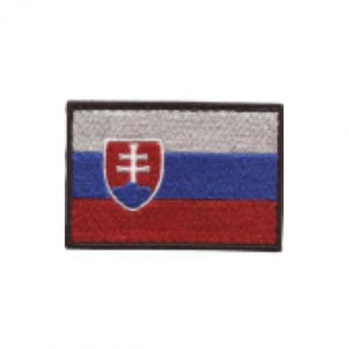 Nášivka Slovenská vlajka 5x3 cm suchý zip