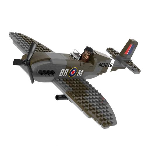 Stavebnice Sluban WWII Lietadlo Spitfire M38-70071