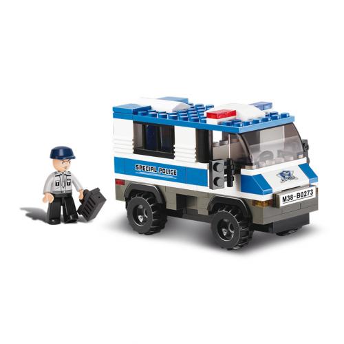 Stavebnice Sluban Police Mini vůz M38-B0177