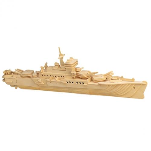 3D dřevěné puzzle Woodcraft Loď křižník