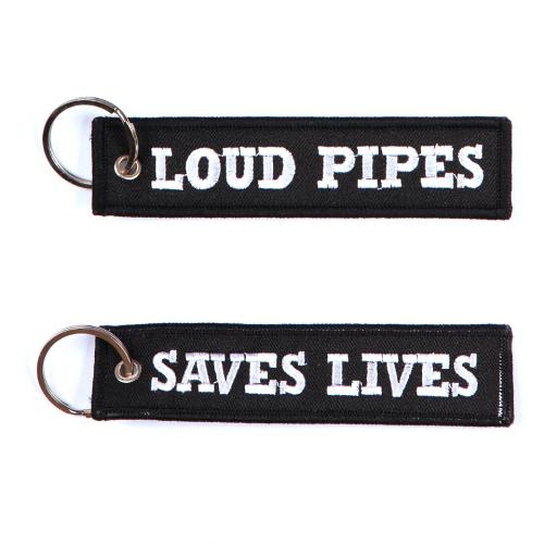 Přívěsek na klíče Fostex Loud Pipes Saves Lives - černý