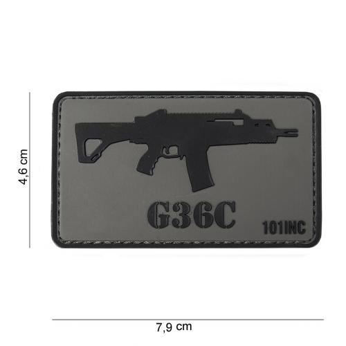 Gumová nášivka 101 Inc zbran G36C