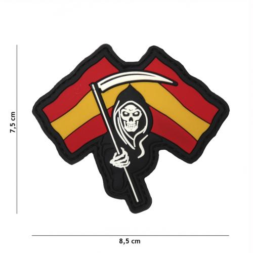Gumová nášivka 101 Inc vlajka Spanish Reaper - barevná