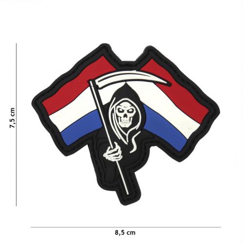 Gumová nášivka 101 Inc vlajka Dutch Reaper - farevná