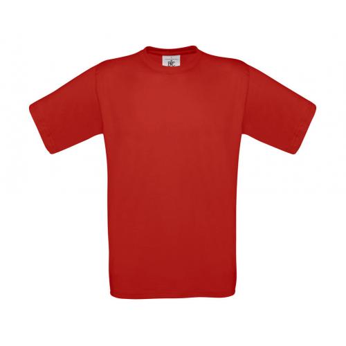 Tričko B&C Exact 150 - červené