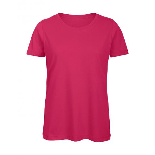 Tričko dámske B&C Jersey - ružové