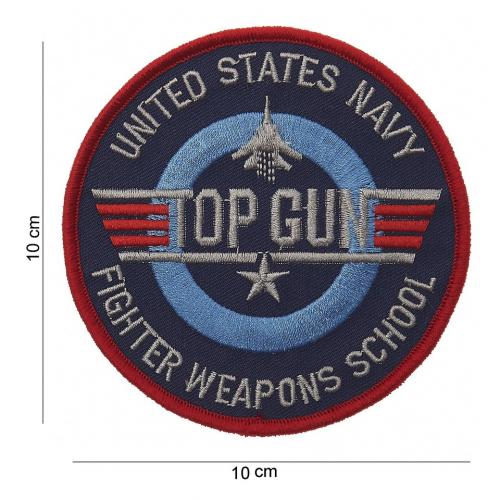 Nášivka textilná 101 Inc Top Gun Fighter Weapons School - farebná