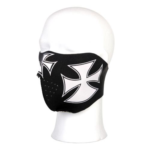 Maska Fostex Half Maltezer Cross - čierna