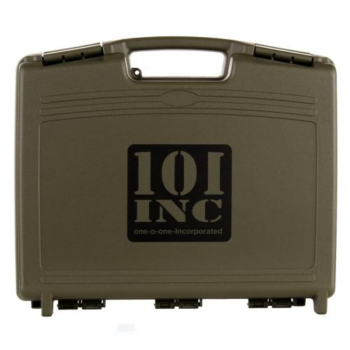 Kufr plastový polstrovaný na zbraň 101 Inc Pistol Case - olivový