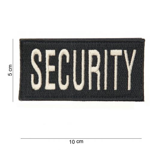 Nášivka Fostex Security 10 x 5 cm - čierna