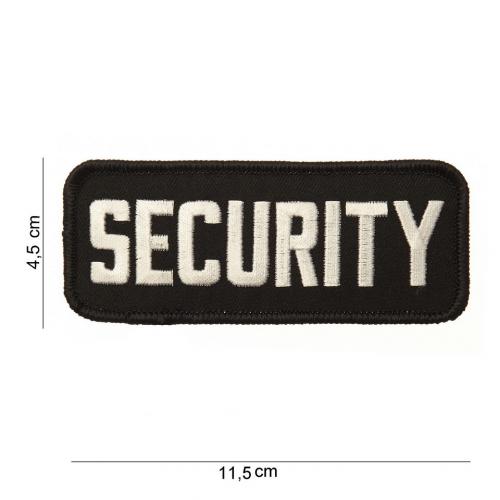 Nášivka Fostex Security 11,5 x 4,5 cm - čierna
