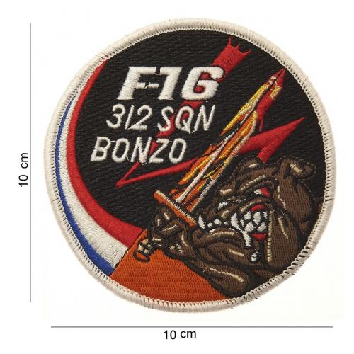 Nášivka textilná 101 Inc F-16 312 SQN Bonzo - farebná