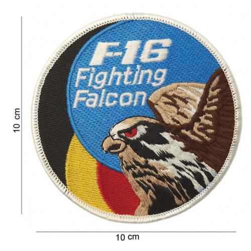 Nášivka textilná 101 Inc F-16 Fighting Falcon Belgium - farebná