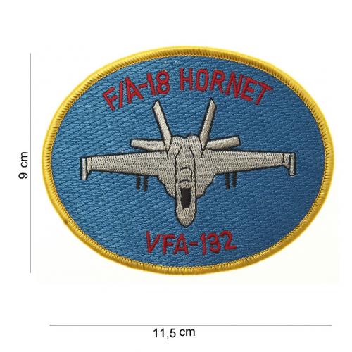 Nášivka textilná 101 Inc F/A-18 Hornet VFA-132 - farebná