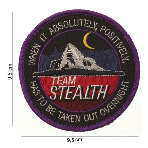 Nášivka textilná 101 Inc Team Stealth - farebná