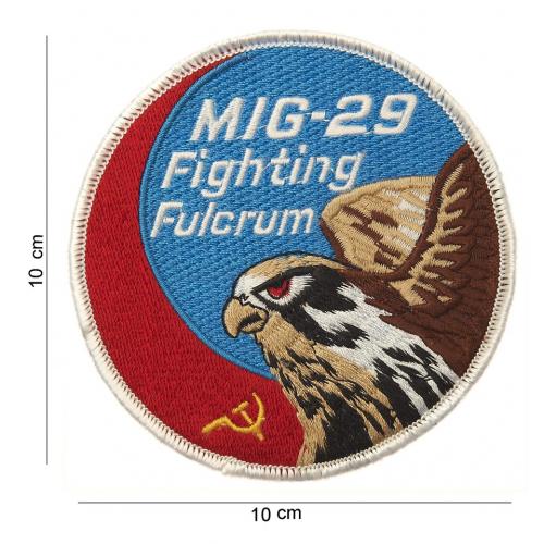 Nášivka textilná 101 Inc MIG-29 Fighting Fulcrum - farebná