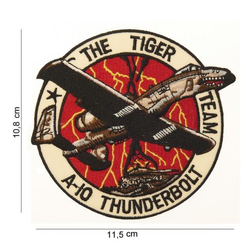 Nášivka textilná 101 Inc. Tiger Team A-10 Thunderbolt - farebná